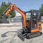 Front Shovel Excavator Factory - Mini Size Soil Works Enclosed Cab Air-conditioner