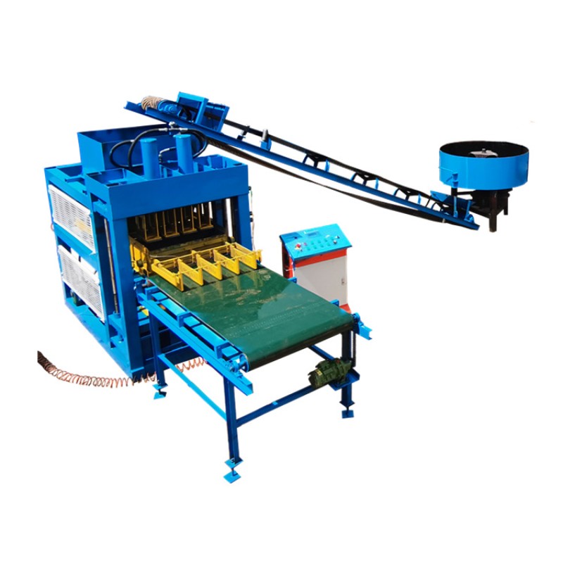 Earth Brick Machine Manufacturer - QT4-10 Pan Mixer