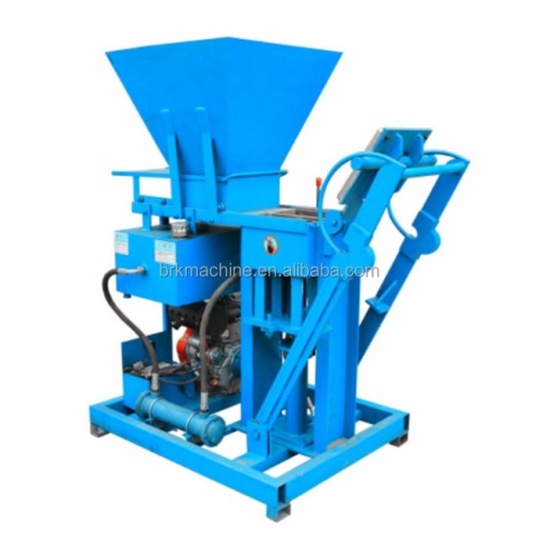 Solid Brick Machine Factory - QT2-25 Clay Semi Automatic