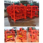 Concrete Block Machine Factory - QT4-40 Diesel Engine