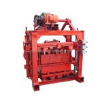 Concrete Block Machine Factory - QT4-40 Diesel Engine