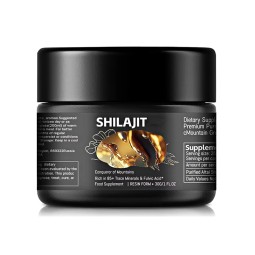 OEM Organic Shilajit Paste Pure Himalayan Extract Supplements with Multiple Minerals Fulvic Acid Shilajit Resin for Adults