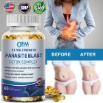 OEM Colon Cleansing and Detox Softgel Capsules Cleanse Gut Pills Supplement Supports Intestinal Health