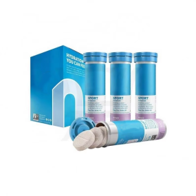 Natural Low-Calorie Fruity Flavor Sports Drink Tablets Electrolyte-Rich with Bursting Vitamins for Adults