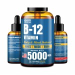 OEM Organic Vegan B Sublingual Brain Support Drops Vitamin Methyl B12 Food Grade Energy Health Detox Cleanse OEM