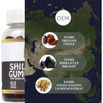 OEM Manufacturer Direct Factory Sale Shilajit Gummies for Men and Women Customizable Logo Label Dosage Form Gummy Candy