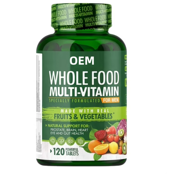 OEM Factory Health Care Private Label Vegan Vegetarian Whole Food Organic Extracts Multivitamin Multiminerals Capsules Adults
