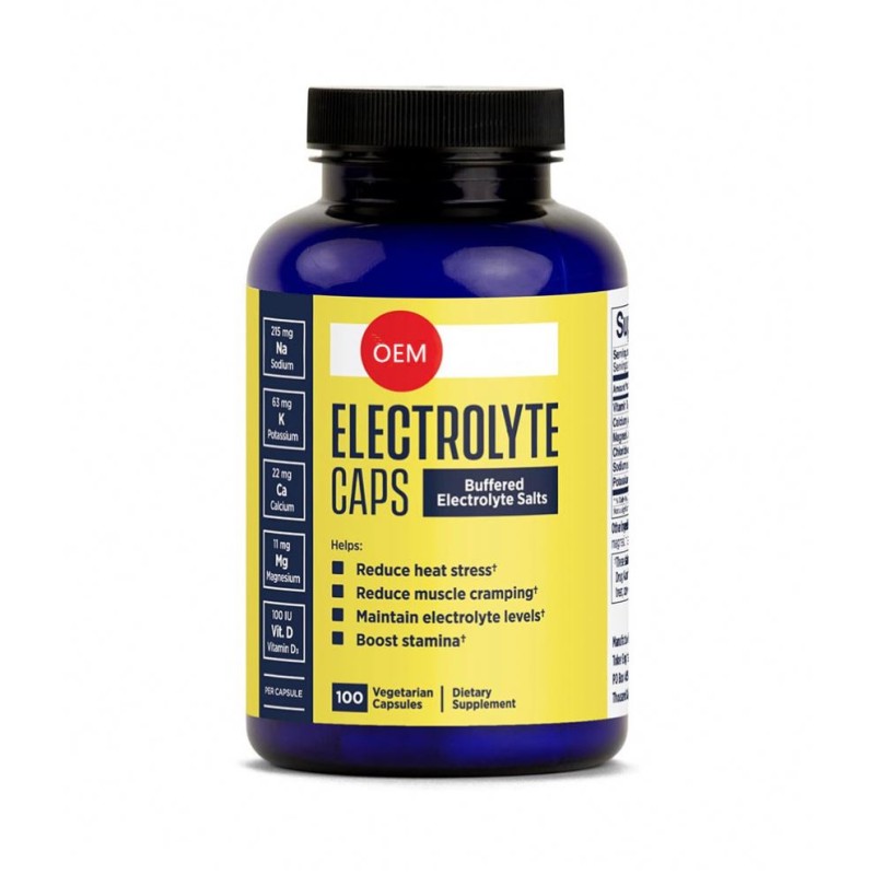 OEM Electrolyte-Rich Salt Pills for Adult Running & Endurance Exercise Sports Nutrition Capsules & Tablets Supplement