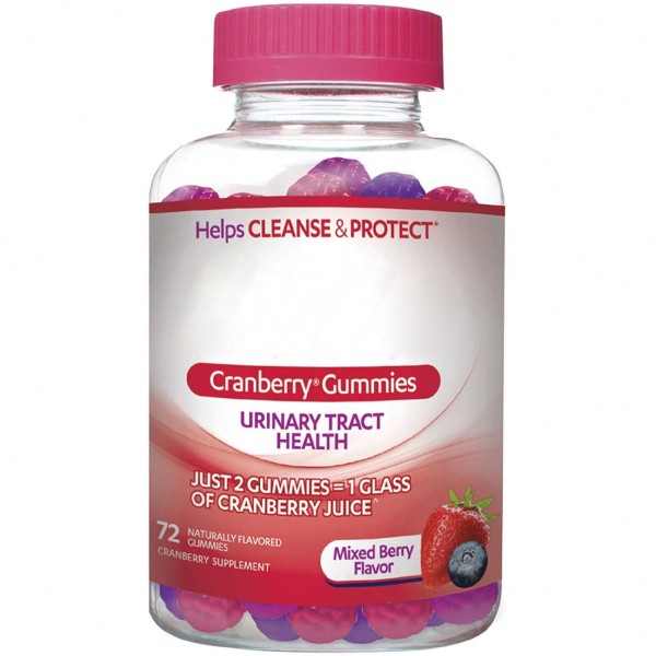 Private Label Cranberry Gummies for Women Help Cleanse and Protect 60 Counts