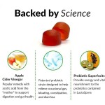 Wholesale Cider Vinegar Gummies with Probiotics Prebiotics Support Digestion Metabolism Immune Health ACV