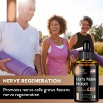 Lions Mane Herbal Extract Supplement Full Body Detox Cleanse Immune Support Brain Booster Pre-Workout Stress Relief