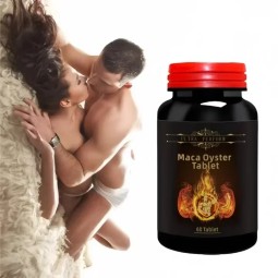 Maca Oyster Herbal Supplement Tablets Pills Capsules for Immune Health & Sports Fitness Strength Enhancement for Adults