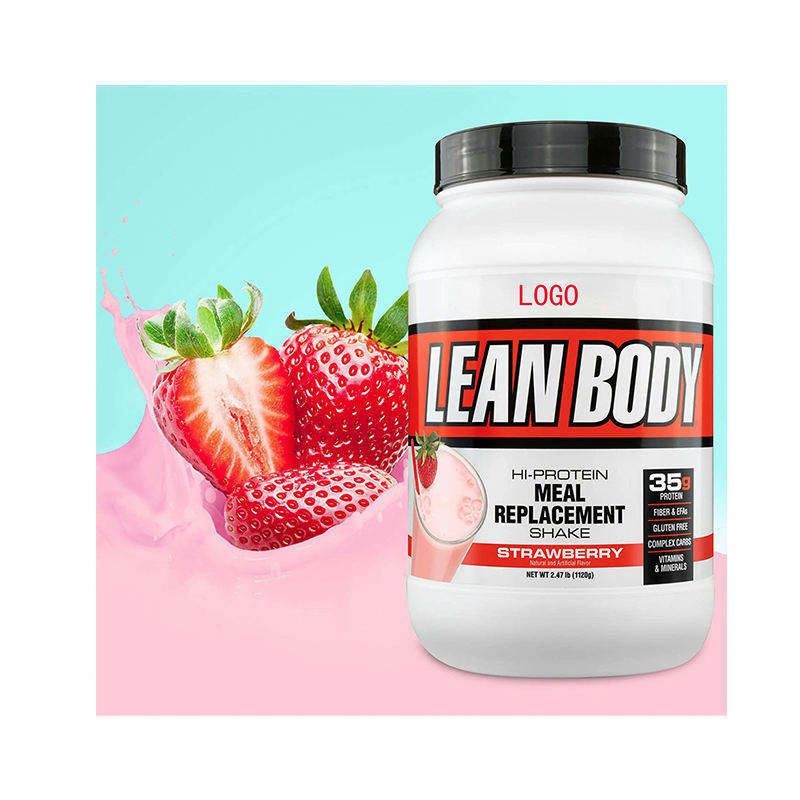 Wholesaler OEM Slimming Instant Fiber Plant Based Isolated Soy Protein Powder Meal Shake Powder