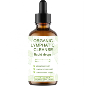 Wholesale Customization Private Label Lymphatic Support Drops Cleanse for Immune with Echinacea Elderberry 60ml