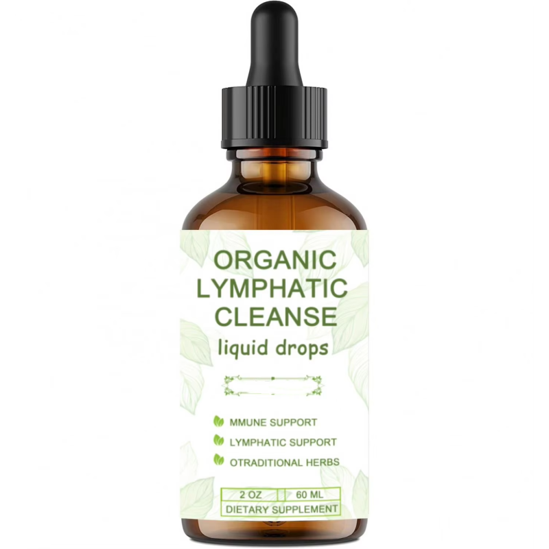 Wholesale Customization Private Label Lymphatic Support Drops Cleanse for Immune with Echinacea Elderberry 60ml