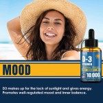 Private Label Vitamin D3 Oral Drops Immune System D Health Detox Cleanse Healthcare Supplement