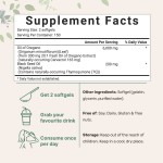 Hot Selling Non GMO Gluten Free Oregano Oil Softgels Capsules Immune Antioxidant Support with Black Seed Oil for Adults