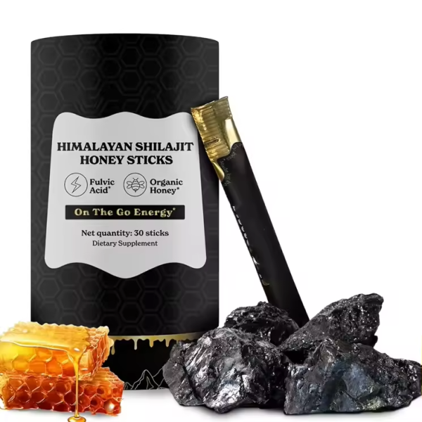 OEM Pure Himalayan Shilajit Resin Sachet Organic Honey Shilajit Honey Sticks Hot Sale Supplement for Pregnant Women Adults Syrup