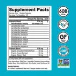 Probiotics 60 Billion CFU - 10 Strains + Organic Prebiotics for Digestive Gut Health and Women Men Supplement