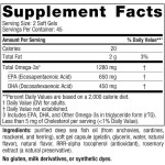 OEM Supplements Fish Oil Vegan Omega-3 6 9 1280mg Fish Oil omega 3 Softgels Capsules 90 Capsule