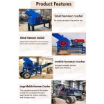Portable Crusher Factory - Small Mini Soil Hammer Crusher Mill Stone