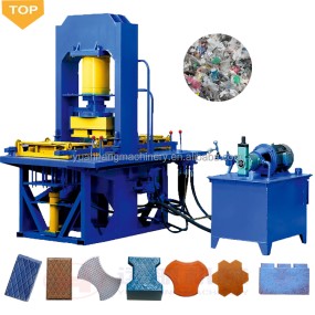 Plastic Blocks Machine Manufacturer - Interlocking Recycled Brick Plastic Blocks Making