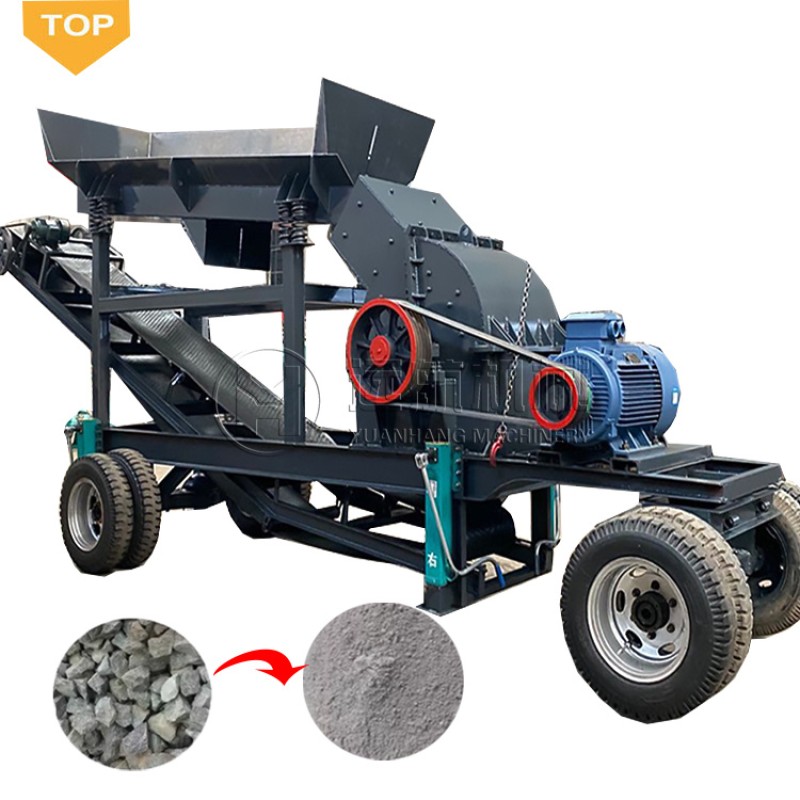 Portable Crusher Factory - Portable Diesel Soil Hammer Crusher Mini Rock