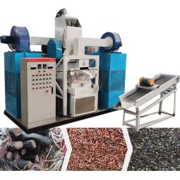 Waste Shredder Supplier - Automatic Waste Cable Shredder Peeling Separator