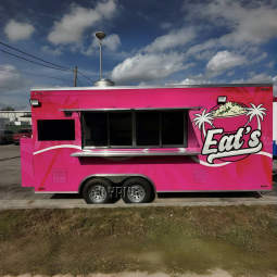 Food Truck Factory - Custom 20ft Hot Dog Cart with Full Catering Equipment