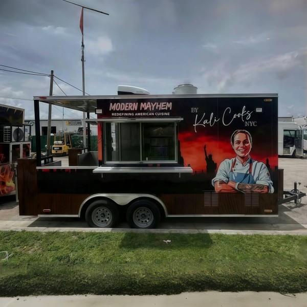 Mobile Food Truck Factory - Custom Fast Food Van with Freezer for USA CE