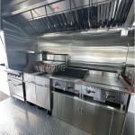 Food Trailer Factory - Custom 12ft Hot Dog Cart with Full Kitchen Equipment