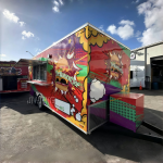 Metal Food Truck Manufacturer - Fully Equipped Ice Cream Pizza Truck with Warranty