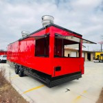 Food Trailer Factory - Custom 12ft Hot Dog Cart with Full Kitchen Equipment