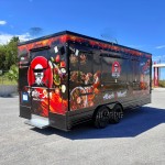 Mobile Food Trailer Supplier - Fully Equipped Square Coffee Ice Cream Food Cart