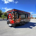 Mobile Food Trailer Supplier - Fully Equipped Square Coffee Ice Cream Food Cart