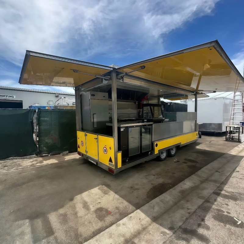 Snack Food Truck Manufacturer - High Quality Pizza BBQ Hot Dog Concession Trailer