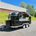 Food Trailer Manufacturer - Custom 4-Wheel Stainless Steel Mobile Kitchen
