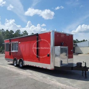 BBQ Food Trailer Factory - Custom Outdoor Mobile Smoker Truck with Porch