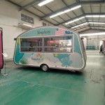 Coffee Cart Food Truck Manufacturer - Custom Stainless Steel Mobile Cafe