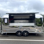 Food Trailer Equipment Factory - Custom Vintage Hotdog Cart BBQ Pizza Kitchen
