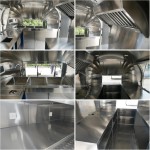 Food Trailer Manufacturer - Custom 4-Wheel Stainless Steel Mobile Kitchen