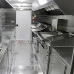 Coffee Trailer Factory - Custom Steel Food Truck with Porch Full Kitchen