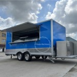 Mobile Food Truck Manufacturer - Custom Street Food Van Burger Fries Coffee