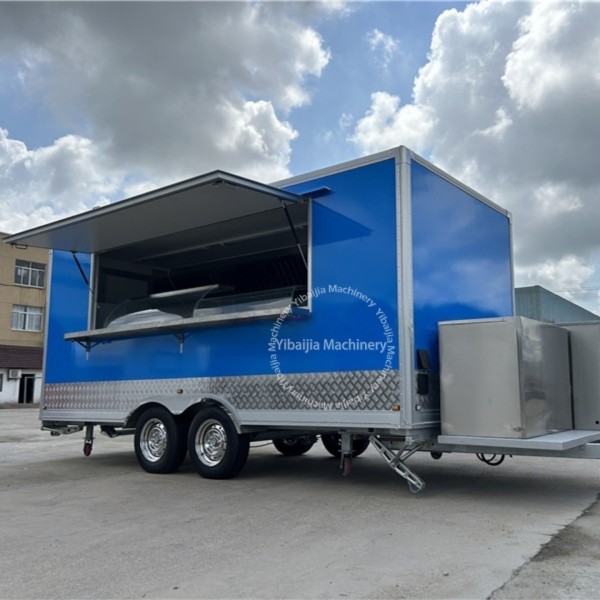 Mobile Food Truck Manufacturer - Custom Street Food Van Burger Fries Coffee