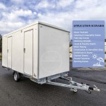 Restroom Trailer Manufacturer - Custom Compact Portable VIP Event Bathroom