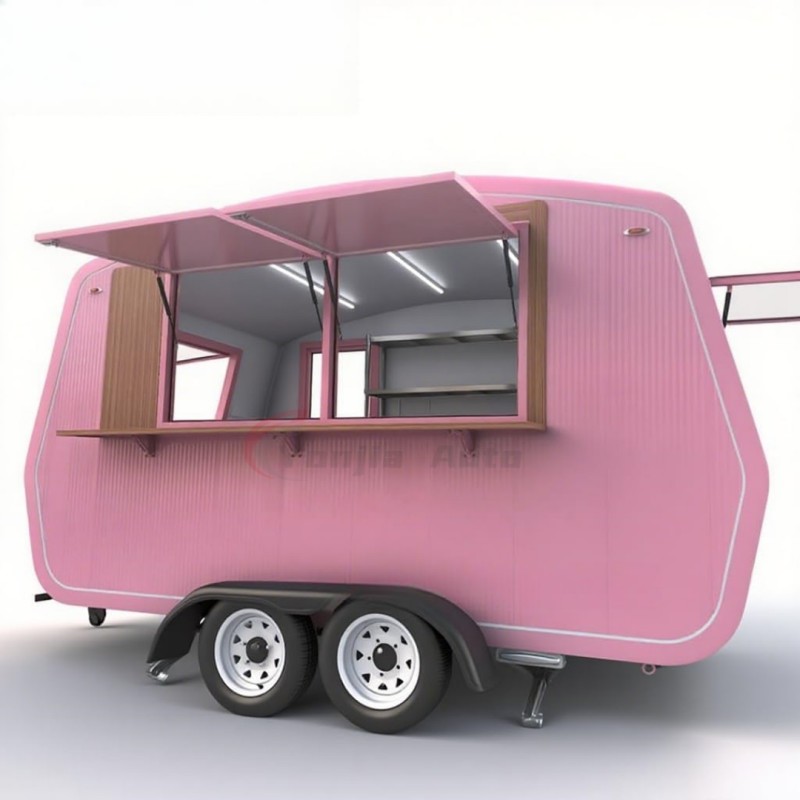 Catering Food Trailer Manufacturer - Custom Mobile Cocktail Juice BBQ Fast Food