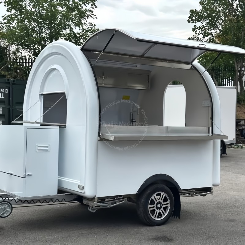 Mobile Food Truck Manufacturer - Custom Stainless Steel Electric Catering Trailer