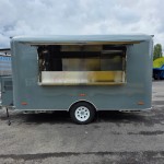 Catering Trailer Manufacturer - Custom Stainless Steel Grill Shawarma Freezer
