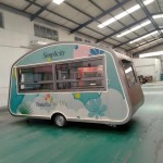 Coffee Cart Food Truck Manufacturer - Custom Stainless Steel Mobile Cafe