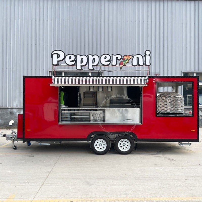 Catering Trailer Manufacturer - Custom Fully Equipped Pizza Kebab Food Cart